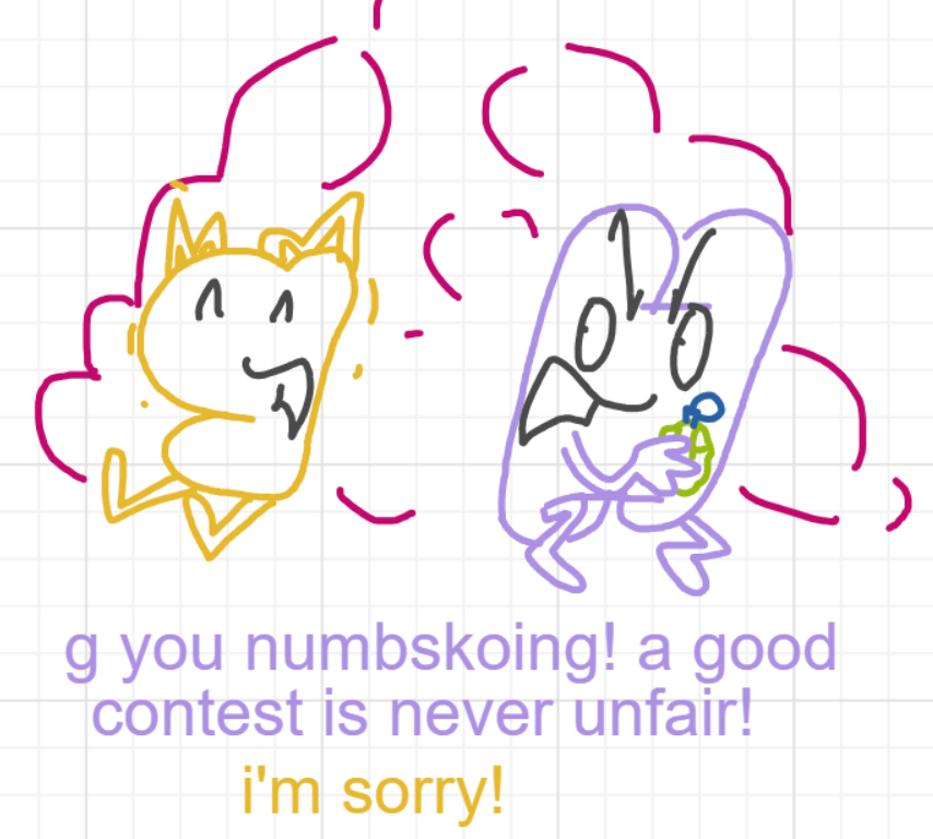 A panel from I've Been Everywhere, Man, episode nine of the Board Boards object show by Furretwalk/WalkingFurret.